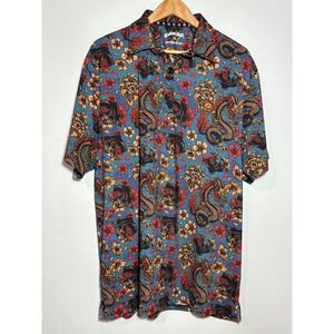 Tattoo Golf Dragon Koi vs Dragon Short Sleeve Golf Polo Shirt Mens XL